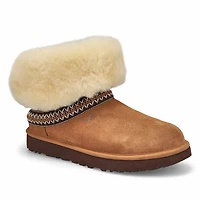 Women's Classic Short Crescent Boot - Chestnut