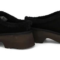 Women's New Heights Cozy Casual Clog - Black
