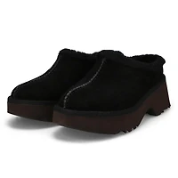 Women's New Heights Cozy Casual Clog - Black