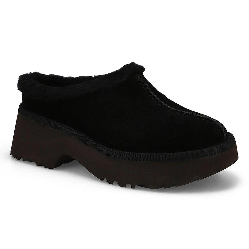 Women's New Heights Cozy Casual Clog - Black
