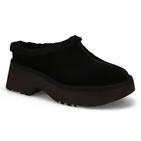 Women's New Heights Cozy Casual Clog - Black