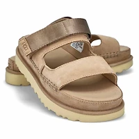 Women's Golden Star Adjustable Slide Platform Sand