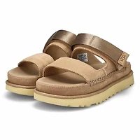 Women's Golden Star Adjustable Slide Platform Sand