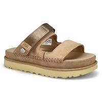 Women's  Golden Star Adjustable Slide Platform San
