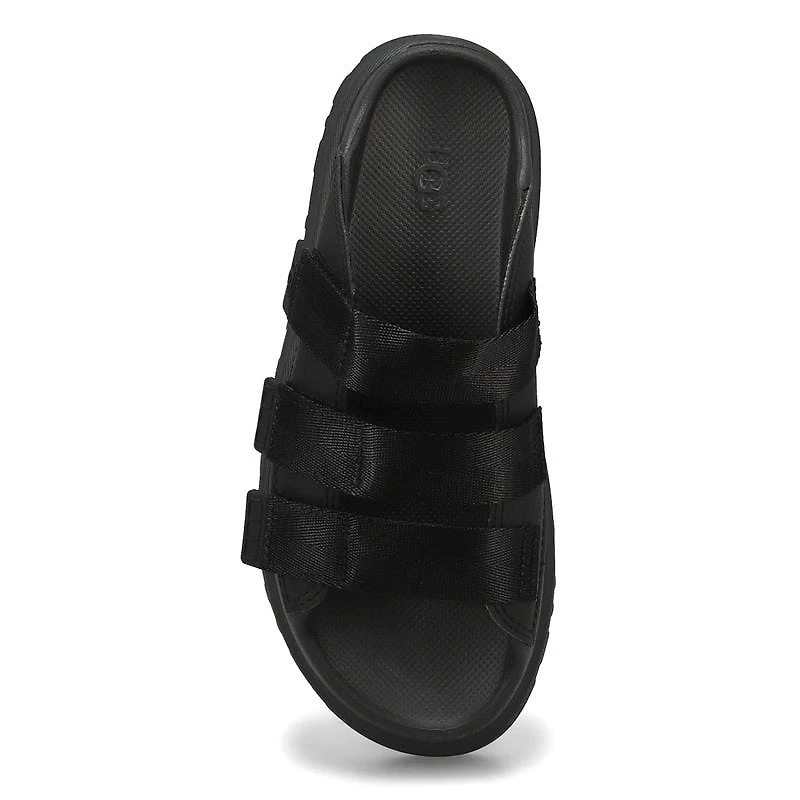 Women's Golden Glow Slide Platform Sandal - Black