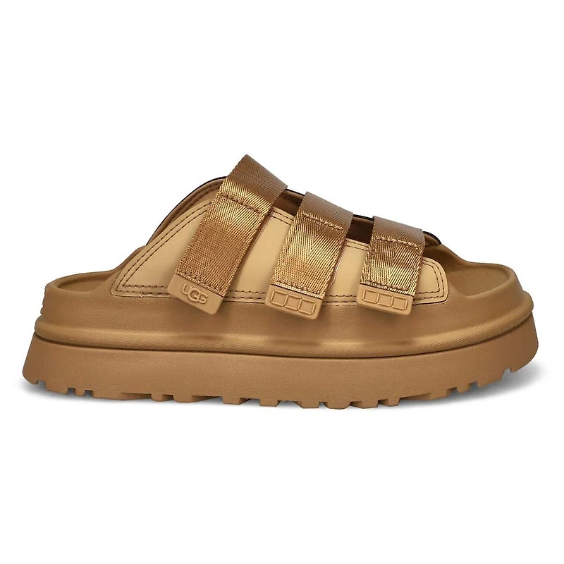 Women's Golden Glow Slide Platform Sandal