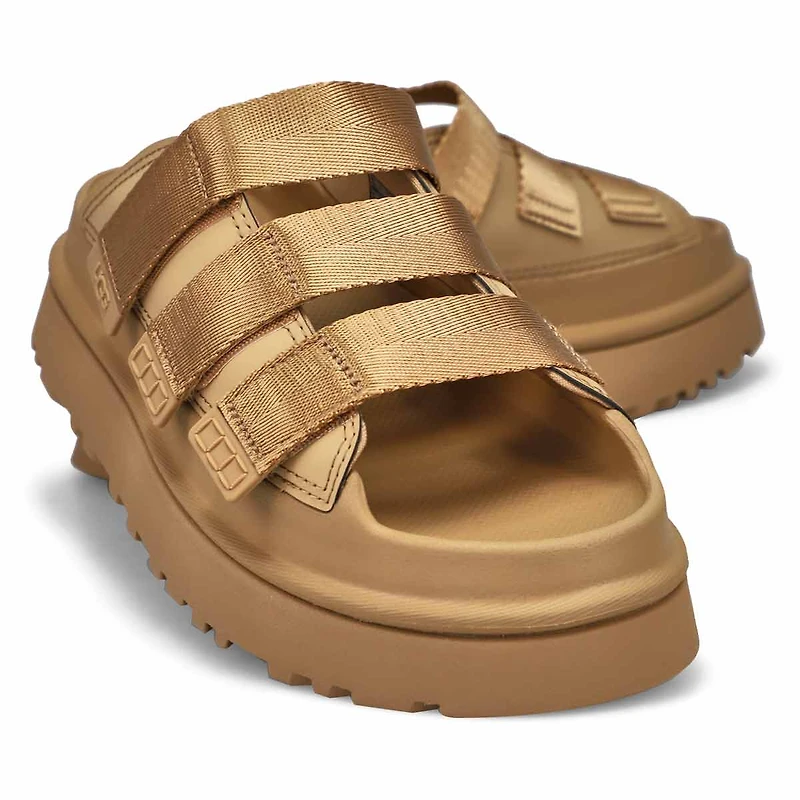 Women's Golden Glow Slide Platform Sandal