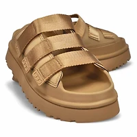 Women's Golden Glow Slide Platform Sandal