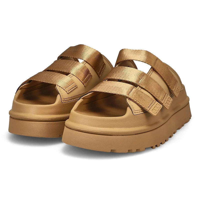 Women's Golden Glow Slide Platform Sandal