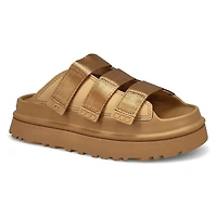 Women's Golden Glow Slide Platform Sandal