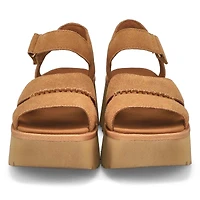 Sandale plateforme NEW HEIGHTS ANKLE STRAP, châtai