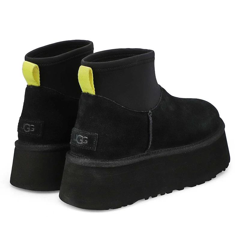 Women's Classic Mini Dipper Platform Boot - Black