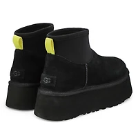 Women's Classic Mini Dipper Platform Boot - Black
