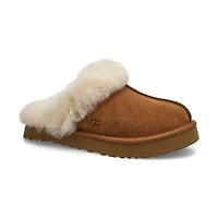 Kids'  Disquette Sheepskin Slipper - Chestnut