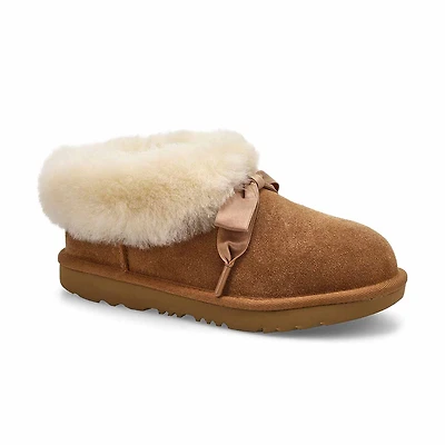 Girls'  Bailey Sheepskin Slipper - Chestnut
