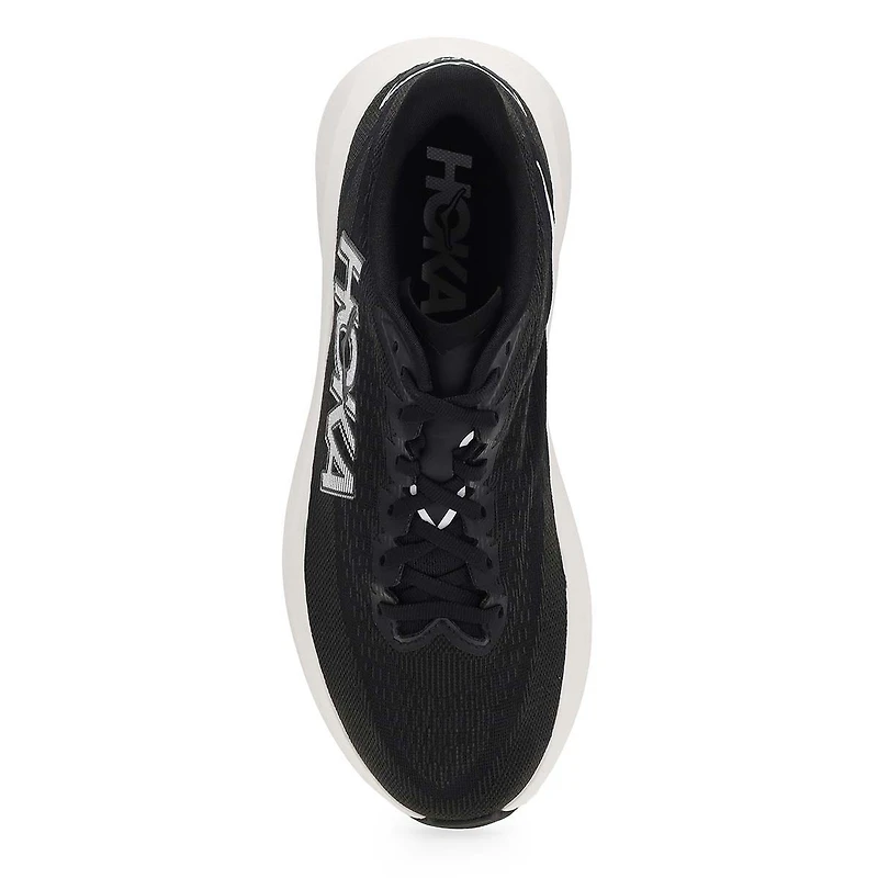 Men's Mach 7 Lace Up Performance Sneaker - Black/W