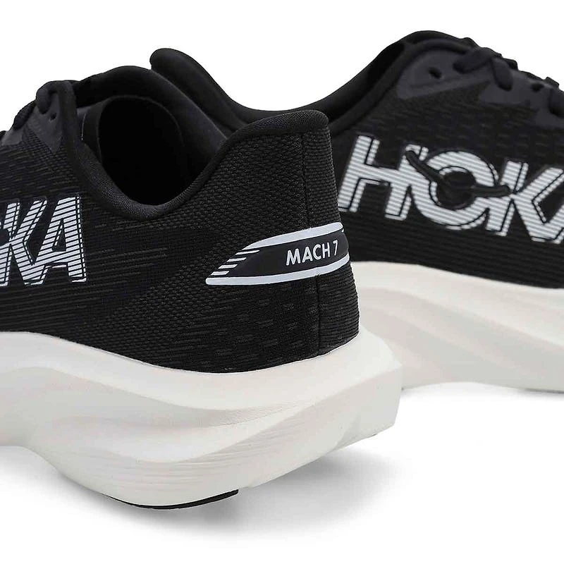 Baskets de performance  lacets MACH 7, noir/blanc