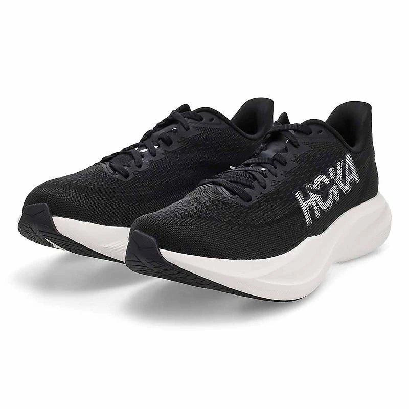 Baskets de performance  lacets MACH 7, noir/blanc