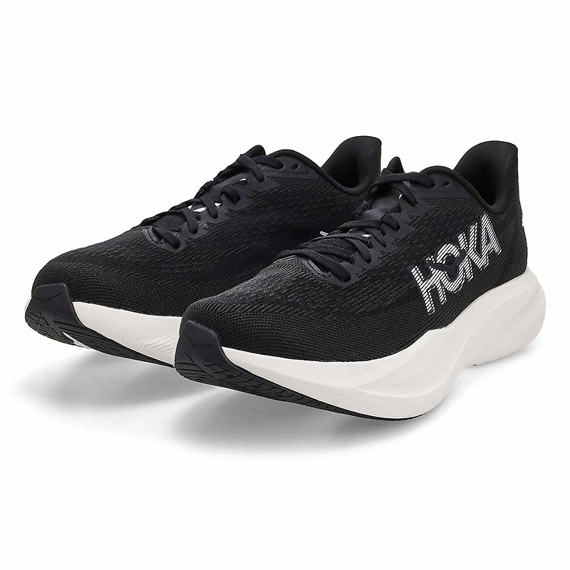Men's Mach 7 Lace Up Performance Sneaker - Black/W