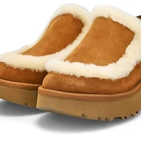 Sabot  plateforme en cuir ESMEE LEATHER CLOG, noi