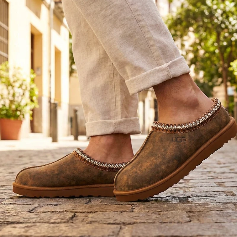Men's Tasman Baxter Sheepskin Slipper - Chestnut