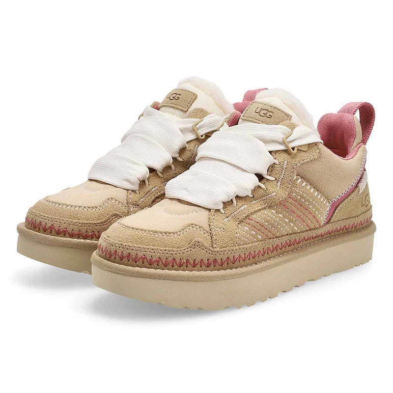 Women's  Lowmel Meadow Lace Up Sneaker - Sand Cast