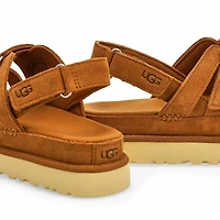 Women's Golden Star Gleam Platform Sandal - Chestn