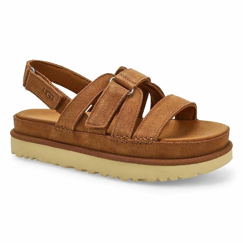 Women's Golden Star Gleam Platform Sandal - Chestn