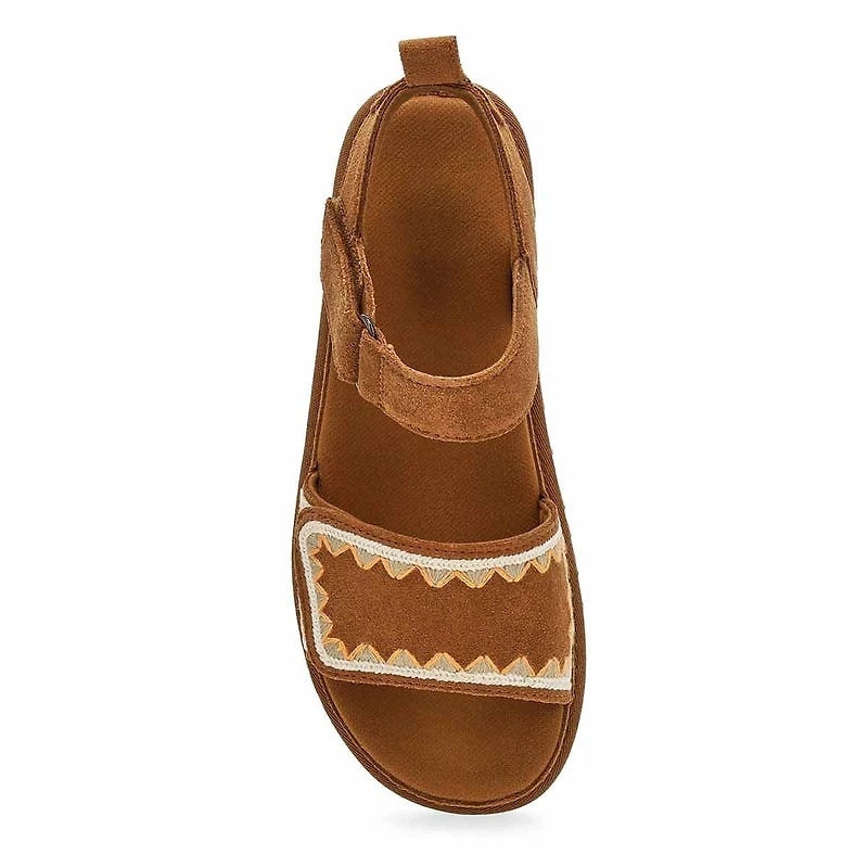 Women's Golden Star Artistitch Platform Sandal - C