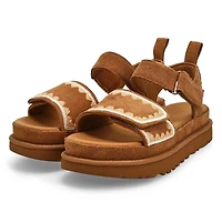 Women's Golden Star Artistitch Platform Sandal - C