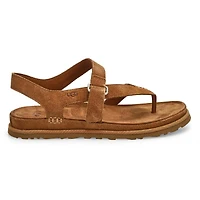 Women's  Golden Gaze Toe Post Sandal - Chestnut