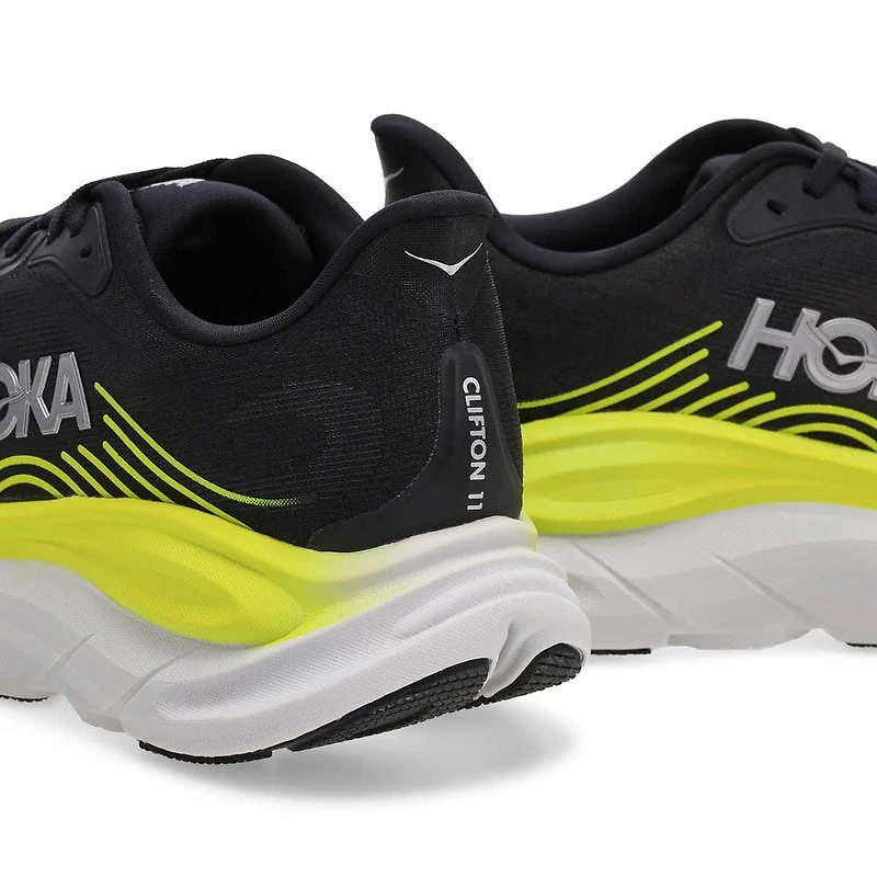 Men's Clifton 11 Performance Sneaker - Black/Cosmi