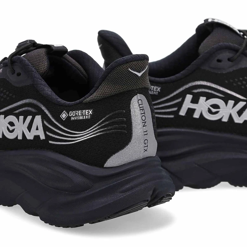 Women's  Clifton 11 GTX Performace Sneaker - Black