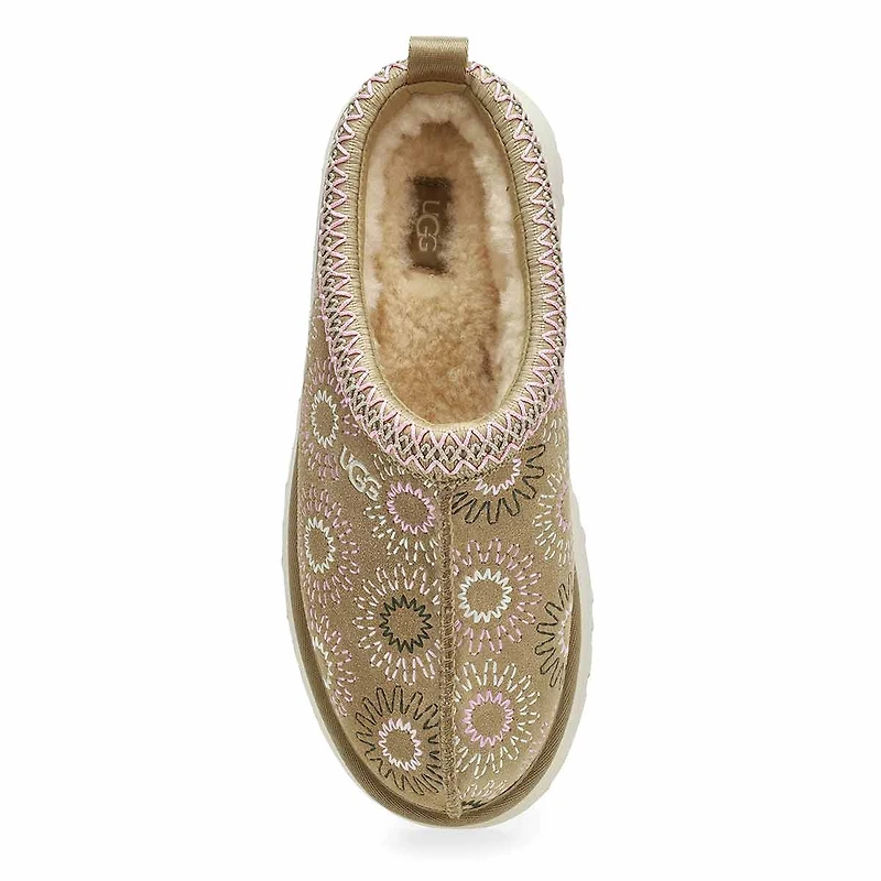 Women's Tazz Sun Stitch Platform Slipper - Mustard