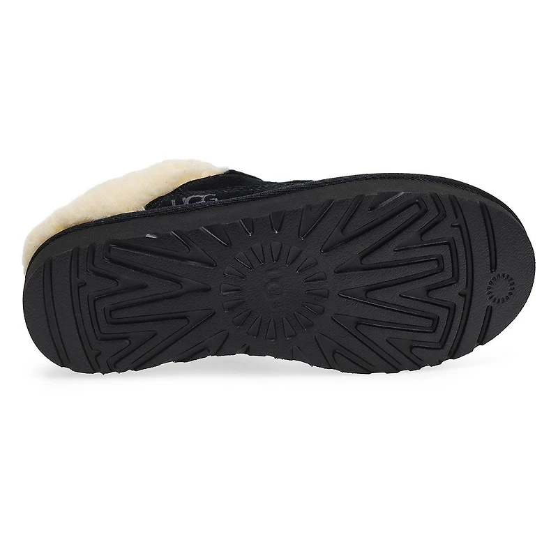 Lds Lowmel Mule open back sneaker - Black