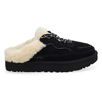 Lds Lowmel Mule open back sneaker - Black