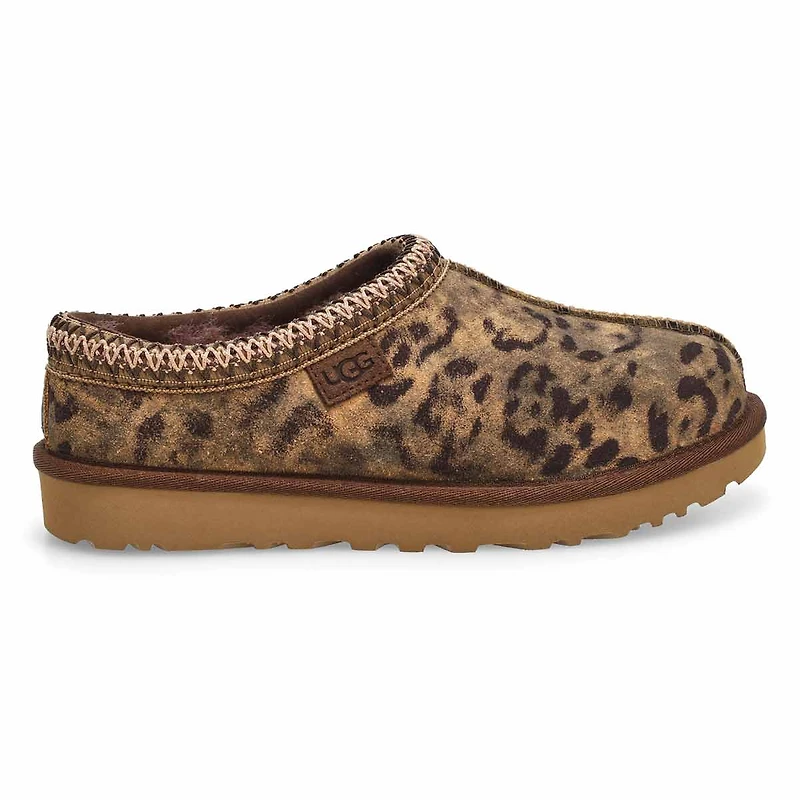 Lds Tasman Spotted Sheepskin Slipper - Chestnut