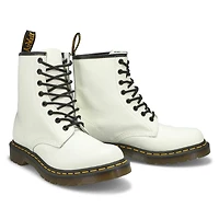 Bottes 8 œillets 1460, cuir lisse, noir, femmes