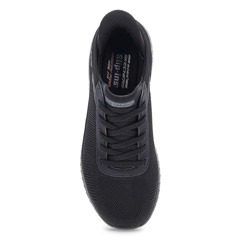 Men's Bobs Sport Squad Wide Slip-Ins Sneaker - Bla