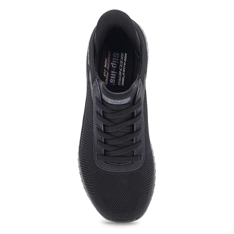 Men's Bobs Sport Squad Wide Slip-Ins Sneaker - Bla