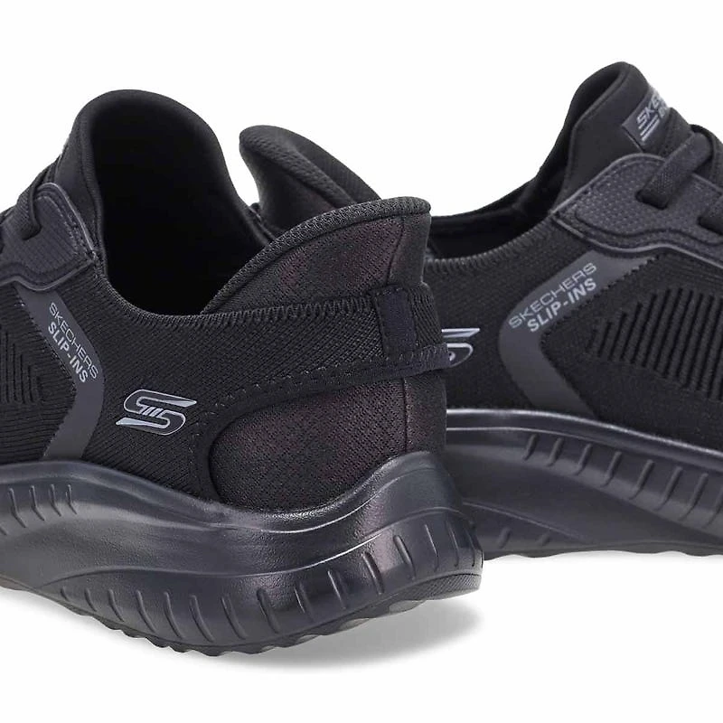 Men's Bobs Sport Squad Wide Slip-Ins Sneaker - Bla
