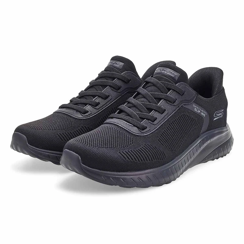 Men's Bobs Sport Squad Wide Slip-Ins Sneaker - Bla