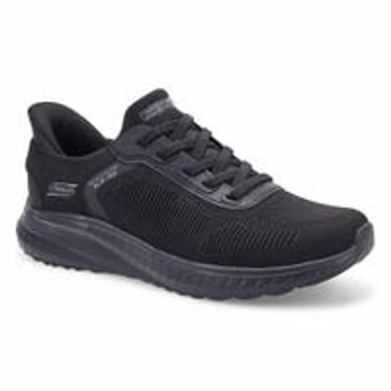 Men's Bobs Sport Squad Wide Slip-Ins Sneaker - Bla