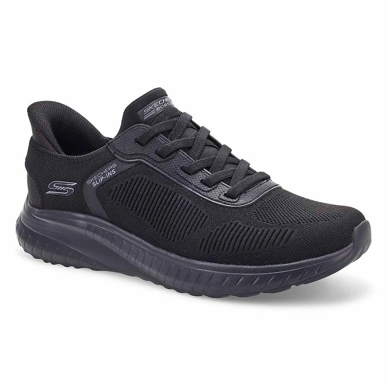 Men's Bobs Sport Squad Wide Slip-Ins Sneaker - Bla