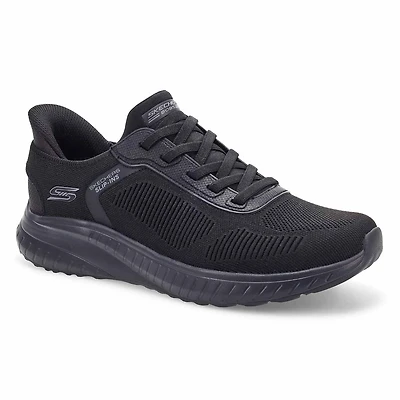Men's Bobs Sport Squad Wide Slip-Ins Sneaker - Bla