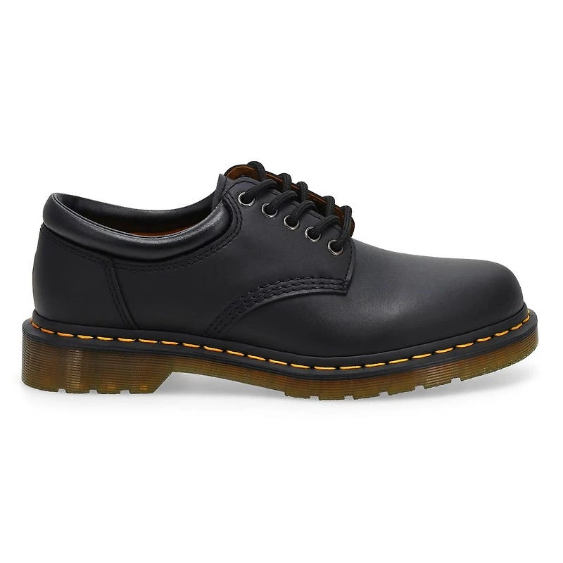 Men's 8053 5-Eye black leather oxfords