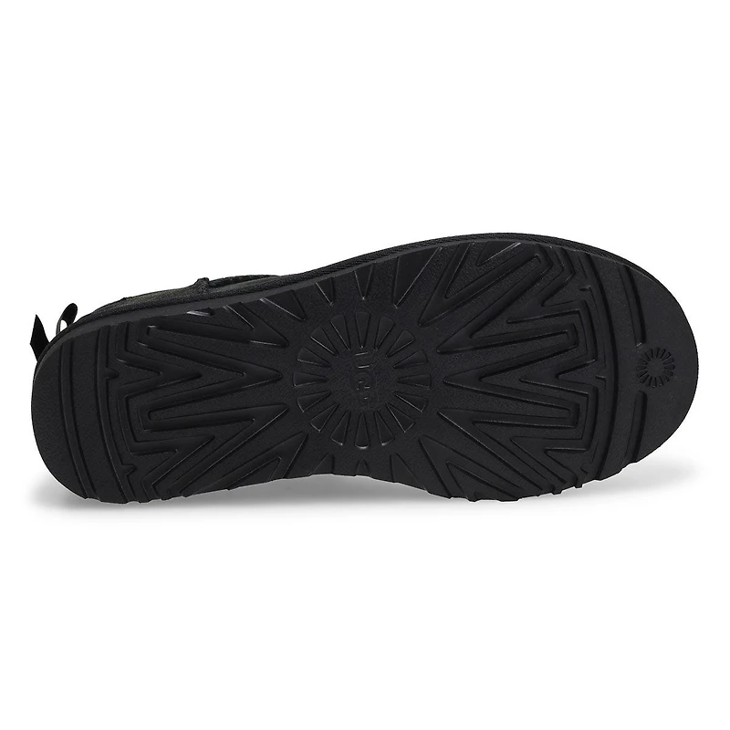 Women's Ultra Mini Bailey Bow Sheepskin Boot - Bla