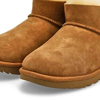 Bottes en peau de mouton Ultra Mini Bailey Bow pou