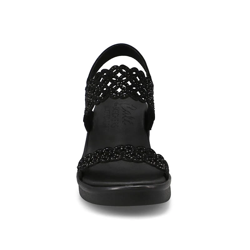 Women's Rumble On Sassy Dayz Wedge Sandal - Black/