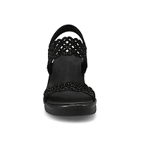 Women's Rumble On Sassy Dayz Wedge Sandal - Black/